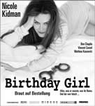 Birthday Girl - Filmposter